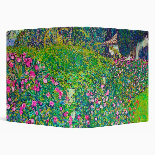Italian Garden, Gustav Klimt Binder (Background)