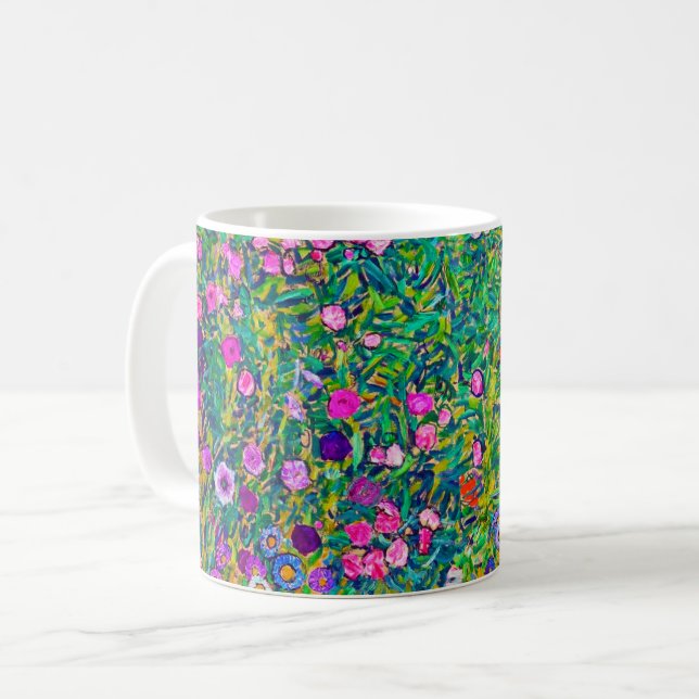 Italian Garden, Gustav Klimt Coffee Mug (Front Left)