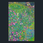 Italian Garden, Gustav Klimt Faux Canvas Print<br><div class="desc">Gustav Klimt (July 14, 1862 – February 6, 1918) was an Austrian symbolist painter and one of the most prominent members of the Vienna Secession movement. Klimt is noted for his paintings, murals, sketches, and other objets d'art. In addition to his figurative works, which include allegories and portraits, he painted...</div>