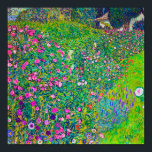 Italian Garden, Gustav Klimt Poster<br><div class="desc">Gustav Klimt (July 14, 1862 – February 6, 1918) was an Austrian symbolist painter and one of the most prominent members of the Vienna Secession movement. Klimt is noted for his paintings, murals, sketches, and other objets d'art. In addition to his figurative works, which include allegories and portraits, he painted...</div>