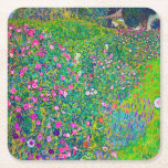 Italian Garden, Gustav Klimt Square Paper Coaster<br><div class="desc">Gustav Klimt (July 14, 1862 – February 6, 1918) was an Austrian symbolist painter and one of the most prominent members of the Vienna Secession movement. Klimt is noted for his paintings, murals, sketches, and other objets d'art. In addition to his figurative works, which include allegories and portraits, he painted...</div>