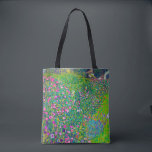 Italian Garden, Gustav Klimt Tote Bag<br><div class="desc">Gustav Klimt (July 14, 1862 – February 6, 1918) was an Austrian symbolist painter and one of the most prominent members of the Vienna Secession movement. Klimt is noted for his paintings, murals, sketches, and other objets d'art. In addition to his figurative works, which include allegories and portraits, he painted...</div>