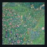Italian Garden Landscape — Gustav Klimt (1913) Poster<br><div class="desc">Gustav Klimt’s “Italian Garden Landscape” (1913), oil on canvas, 110 × 110 cm; Kunsthaus Zug, Stiftung Sammlung Kamm. A calm, square Art Nouveau garden—lush green foliage and formal geometry—reads modern and elegant on large prints. Public-domain museum source, cleaned for crisp, high-resolution printing. Tip: after adding to cart, transfer this artwork...</div>