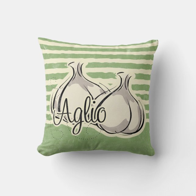 Italian Garlic Pillow (Front)