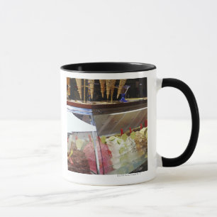Italian gelato in display case mug