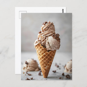 Italian gelato, Postcrossing Postcard