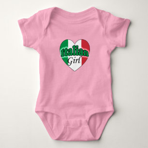 Italian Girl Baby Bodysuit