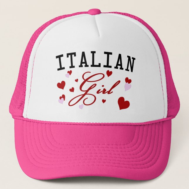 Italian Girl Pink Hat (Front)