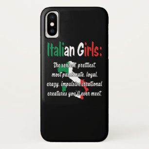 ITALIAN GIRLS FUNNY Case-Mate iPhone CASE