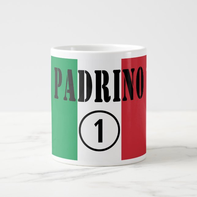 Italian Godfathers : Padrino Numero Uno Large Coffee Mug (Front)