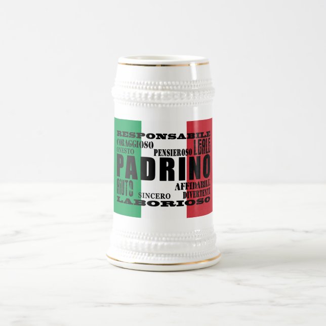 Italian Godfathers : Qualities Beer Stein (Center)