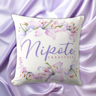 Italian Granddaughter or Niece Gift Throw Pillow