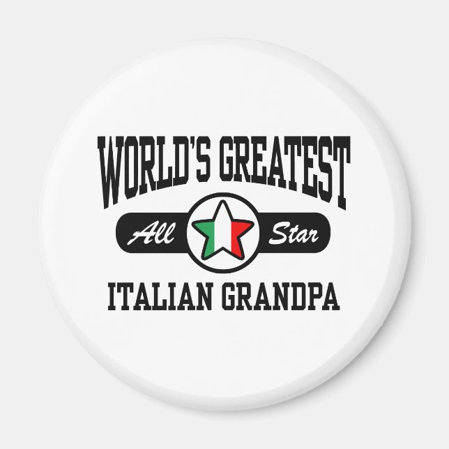 Italian Grandpa Magnet (Front)