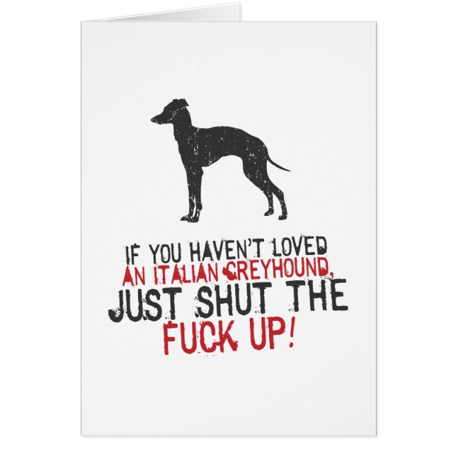 Italian Greyhound (Front)