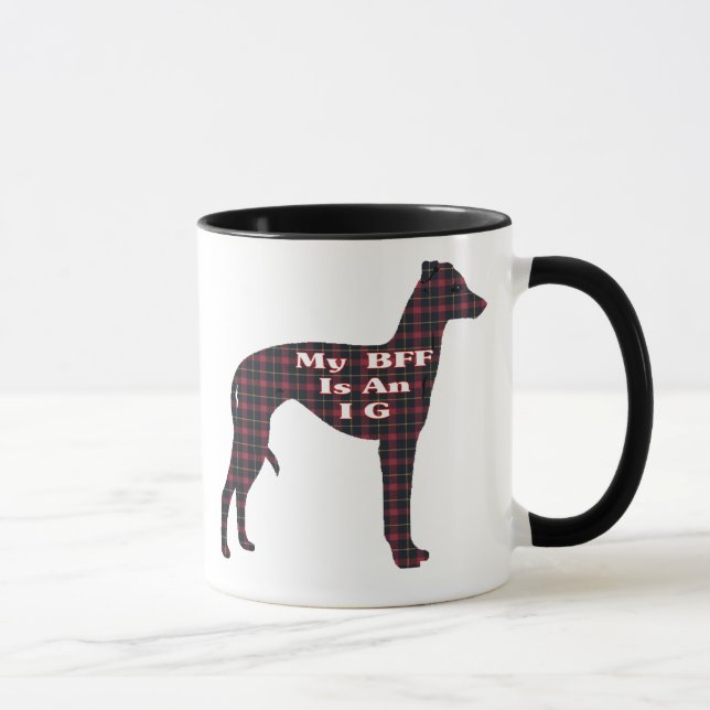 Italian Greyhound BFF Mug (Right)