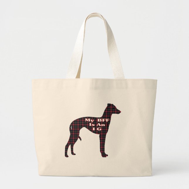 Italian Greyhound BFF Tote Bag (Front)