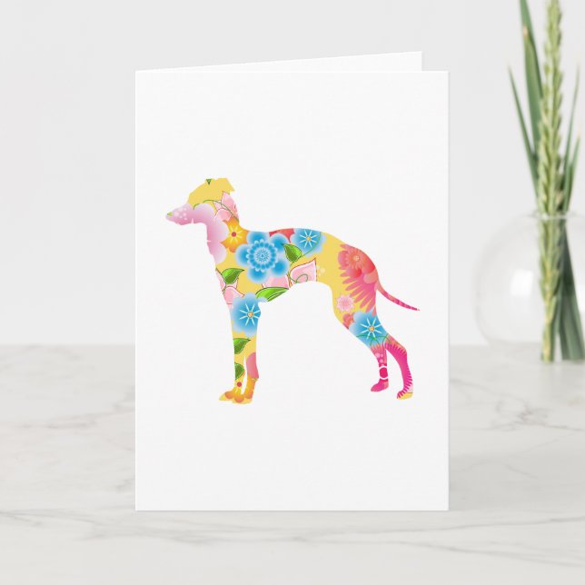 Italian Greyhound Card (Front)