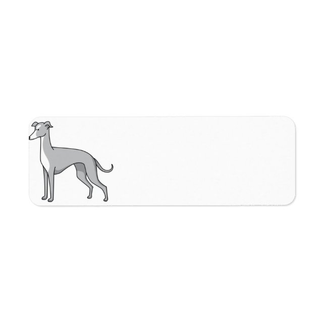 italian greyhound cartoon 2 (Front)