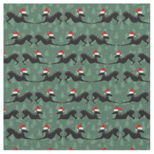 Italian Greyhound Christmas Fabic Fabric
