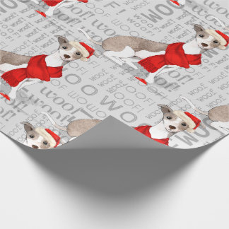 Italian Greyhound Christmas for Dog Lovers Wrapping Paper