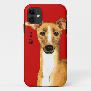 Italian Greyhound Colour Block iPhone 11 Case