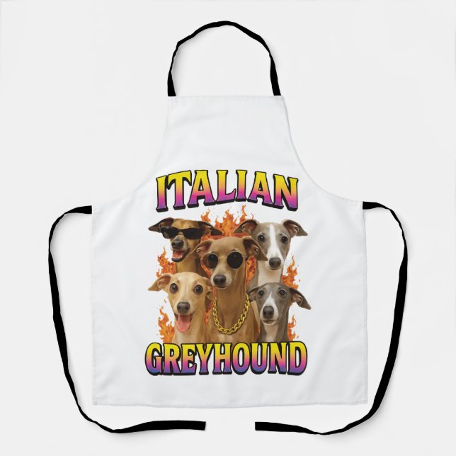 Italian Greyhound Copy Apron (Front)