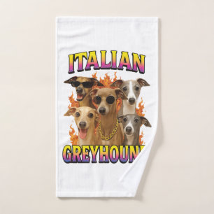 Italian Greyhound Copy Hand Towel