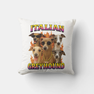 Italian Greyhound Copy Throw Pillow