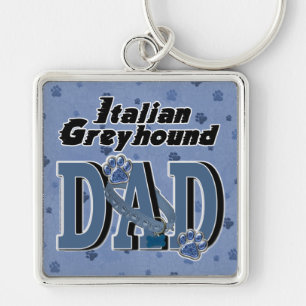 Italian Greyhound DAD Keychain