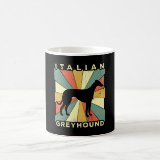 italian greyhound dog   70s  gift coffee mug