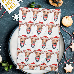 Italian Greyhound Dog Breed Christmas Kitchen Towel