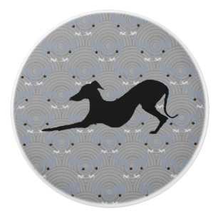 Italian Greyhound Dog Cabinet Knob Pull Iggy