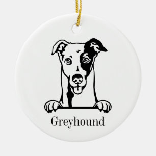 Italian Greyhound dog ornament