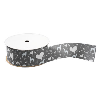 Italian Greyhound Dog Rescue Gift Ribbon Iggy Grosgrain Ribbon