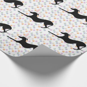 Italian Greyhound Easter Gift Wrapping Paper, Dog Paper
