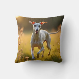 Italian Greyhound Elegant Throw Pillow