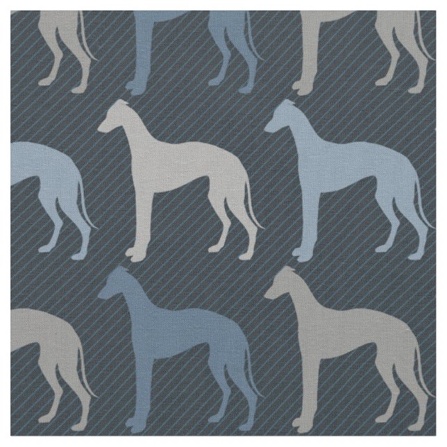 Italian Greyhound Fabric (Close Up)