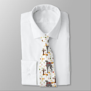 Italian Greyhound Fall Mens Tie
