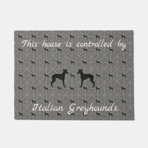 Italian Greyhound Iggy Dog Door Mat