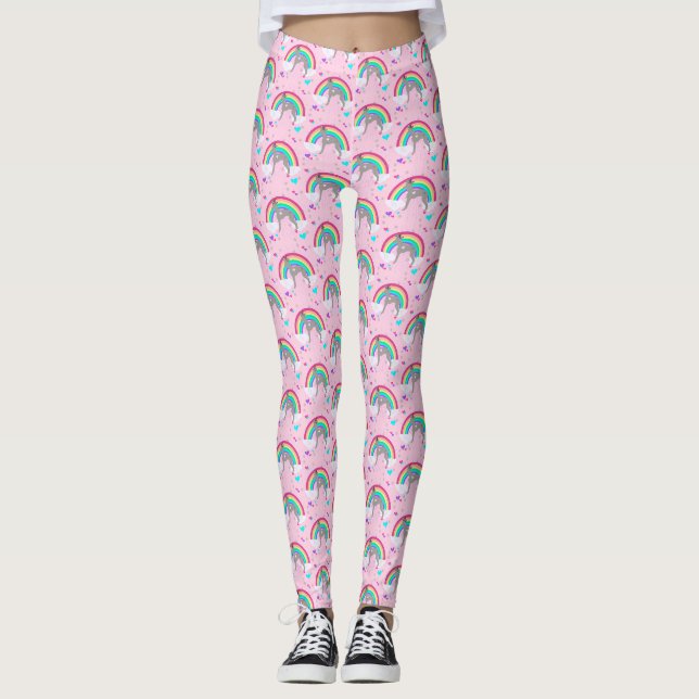 Italian Greyhound Leggings Lularoe Unicorn Pants (Front)