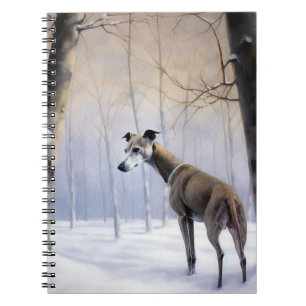 Italian Greyhound Let It Snow Christmas Notebook