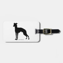 Italian Greyhound Luggage Tag Italian Greyhound Lu