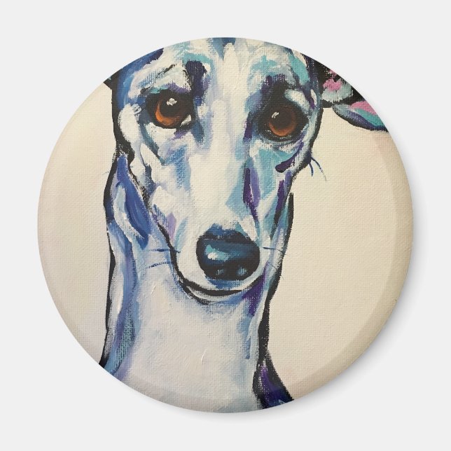 Italian Greyhound Magnet (Front)