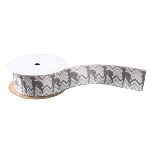 Italian Greyhound Material Ribbon Craft Spool Iggy Satin Ribbon