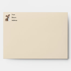 Italian Greyhound Painting - Cute Original Dog Art Envelope