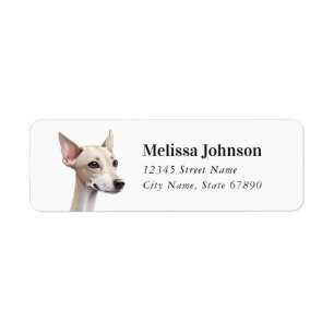 Italian Greyhound Return Address Labels