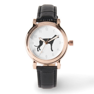 Italian Greyhound silhouette in black Watch