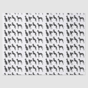 Italian Greyhound Silhouettes Tissue Paper