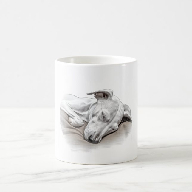 Italian Greyhound Sleeping Coffee Mug (Center)