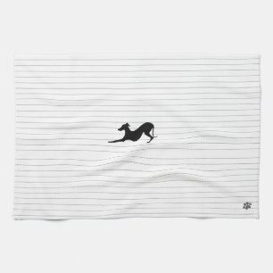Italian Greyhound Tea Towel, Kitchen Towel
